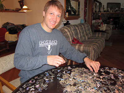 Matt is not daunted by 1,000 pieces