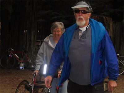 Bob and Nancy at Gualala campground