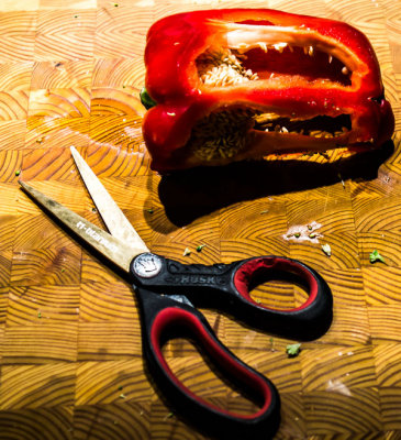 Red Pepper with Scissors - Brad