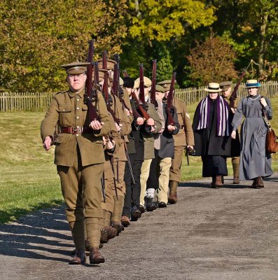 1914 - Marching off to war - Michael