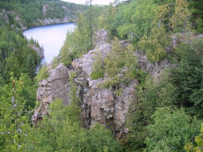 Du haut du sentier Les Marmites