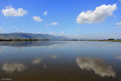 Clouds Reflection  (Agamon HaHula, Israel)