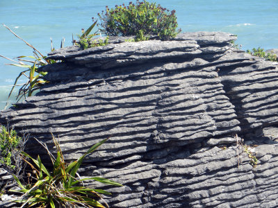 Pancake rocks.