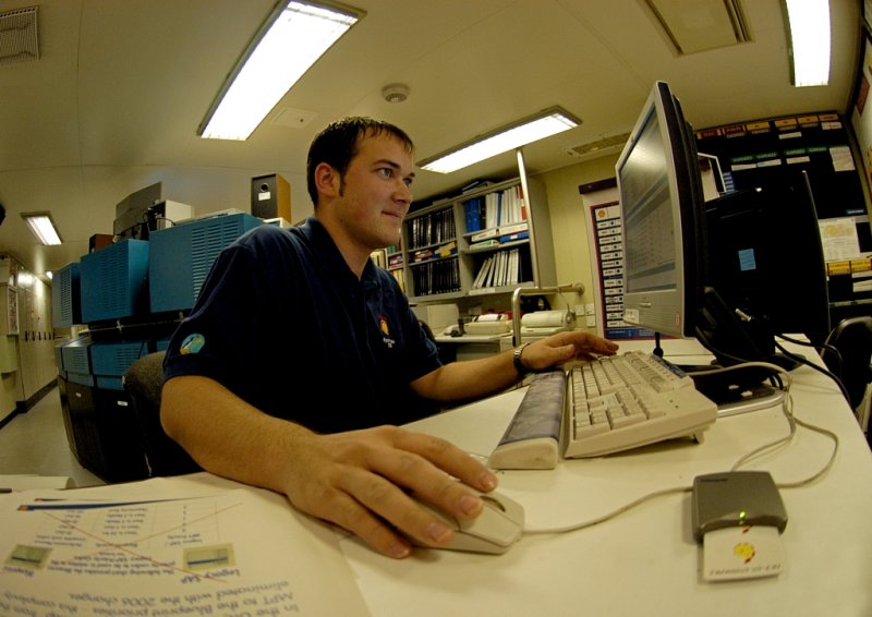 Ryan at the permit desk