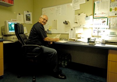 Bob does the accounts