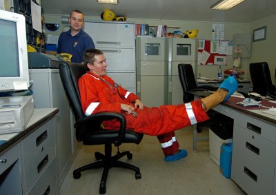 AJ & Craig in the Control room