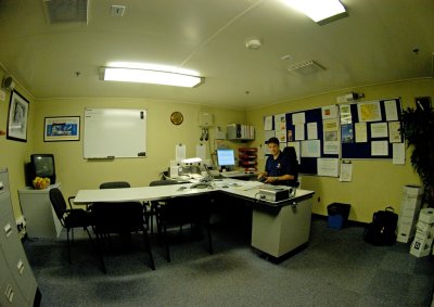 Richard the OIM seated in his very large office