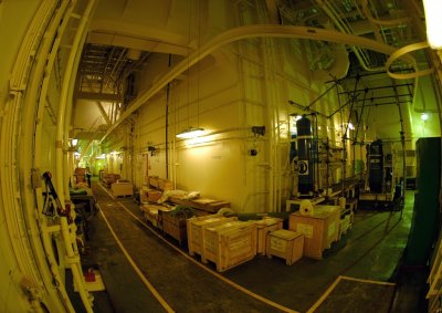 Platform watermaker in machinery space