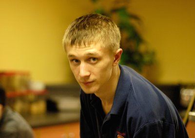 Dougie looking pensive