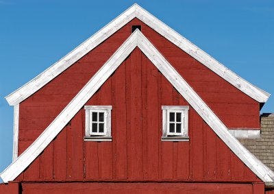 House red gable ends