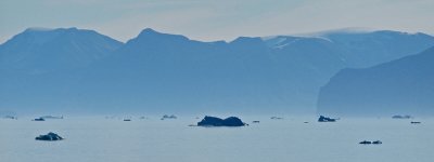 More icebergs enroute to Uummannaq