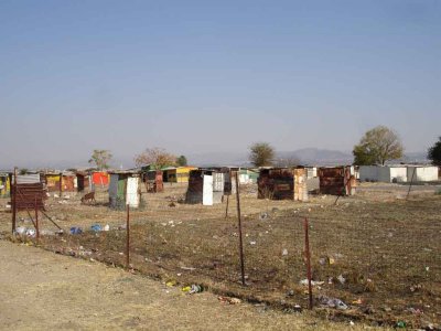 Freedom Park Squatter Camp - home to 25,000 people in which sadly 75% with HIV.