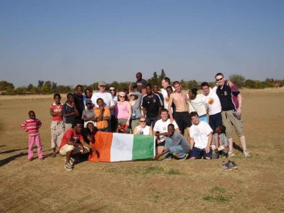 Team Group Photo after the match -  South Africa 0 Ireland 3