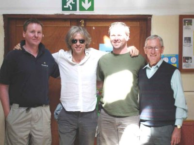 Mick, Bob' Mr Africa' Geldoff, Dan the Man, Bishop Kevin Dowling CSsR.