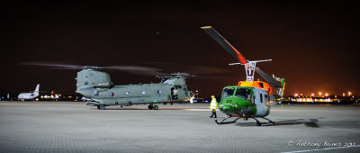 Chinook and Bell 212