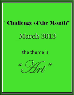 Art Challenge: March 2013