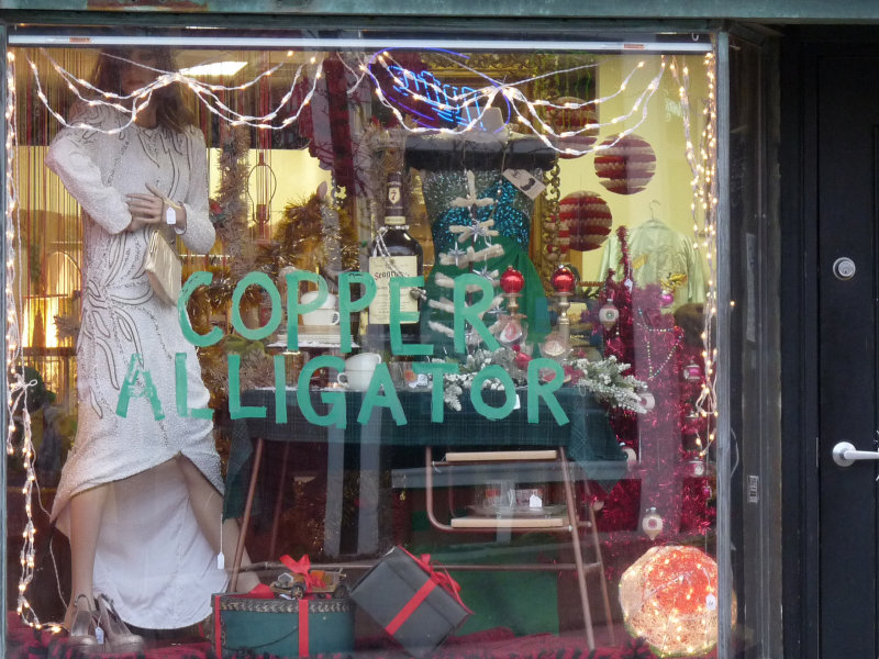 Colorful shop window