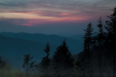 End Of The Day Near Clingmans Dome