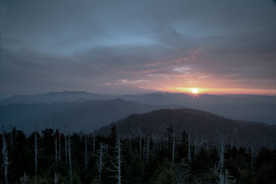 Sunrise View From Clingmans Dome 