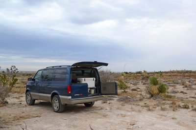 Camping on BLM land outside of Carlsbad Caverns NP