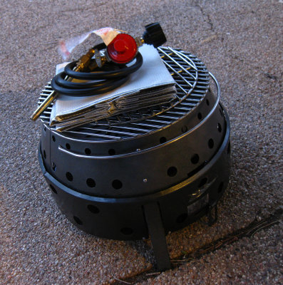 Volcano propane/charcoal/wood grill/cooker/oven