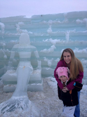 Saranac Lake ice castle 2013