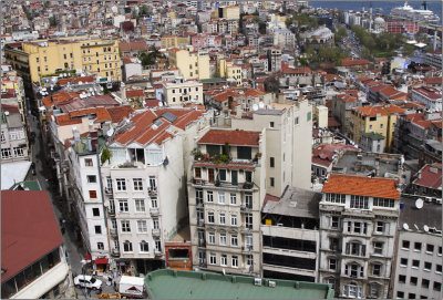 Galata Tower, view from the top #05