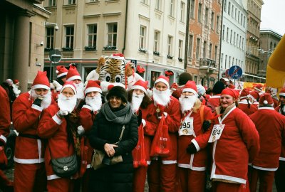 Santas fun run Riga 2012