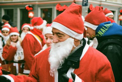 Santas fun run Riga 2012