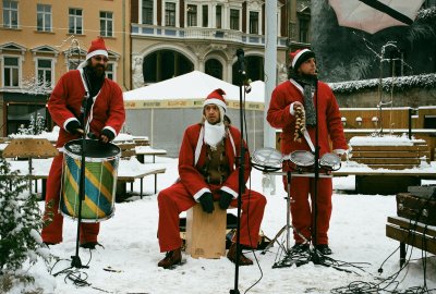 Santas fun run Riga 2012
