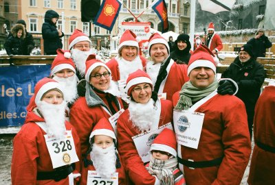 Santas fun run Riga 2012