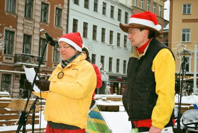 Santas fun run Riga 2012