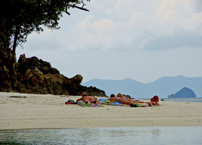 Sunbathers, Poda Island