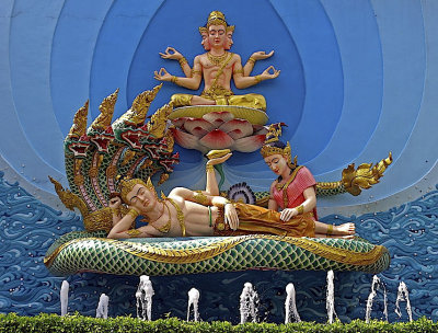 Vishnu in Slumber on a Naga