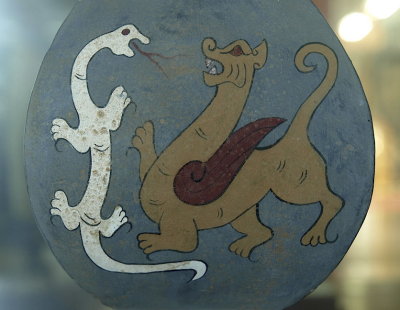 Painted pottery, Western Han Dynasty (206 BCE-25)