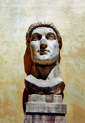 Giant Roman head