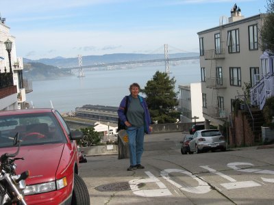 Bay views from Montgomery Street, Telegraph Hill - 2010