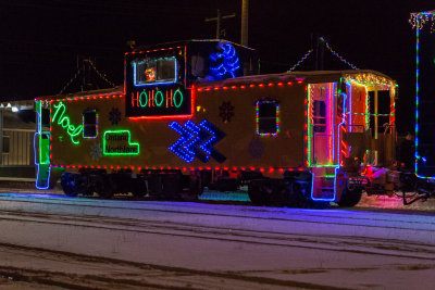 Christmas train in Moosonee 2012 December 18th