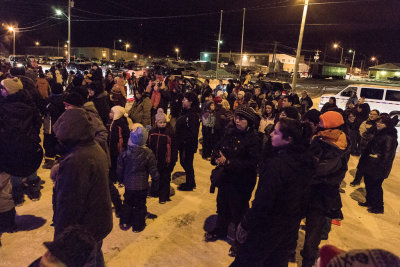 Christmas train in Moosonee 2012 December 18th