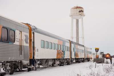 Polar Bear Express crossing Store Creek 