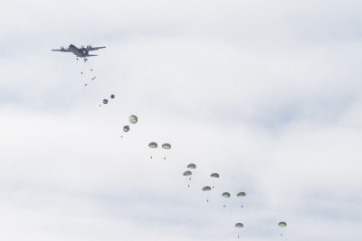 Paratrooper drop part of Exercise Trillium Response 2013 February 22nd