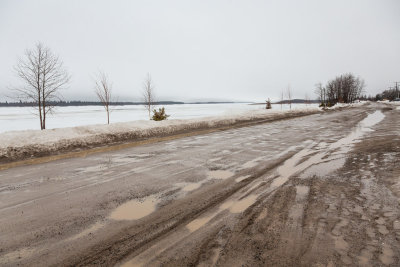 Revillon Road in Moosonee.