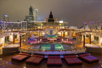 On board in Hong Kong
