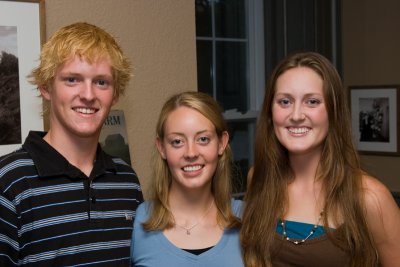 Steven, Rebecca and Lindsay