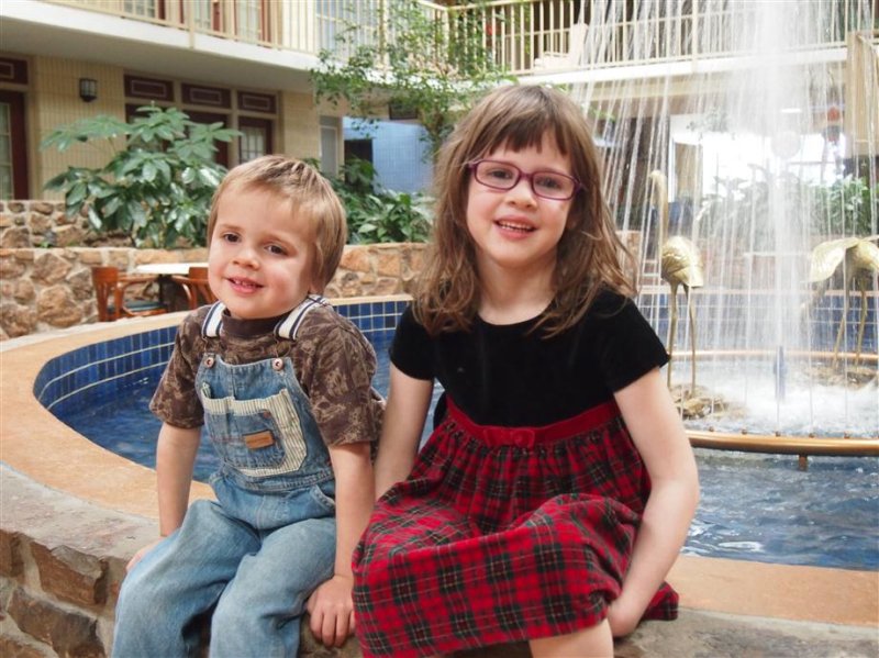 Kids at Fountain