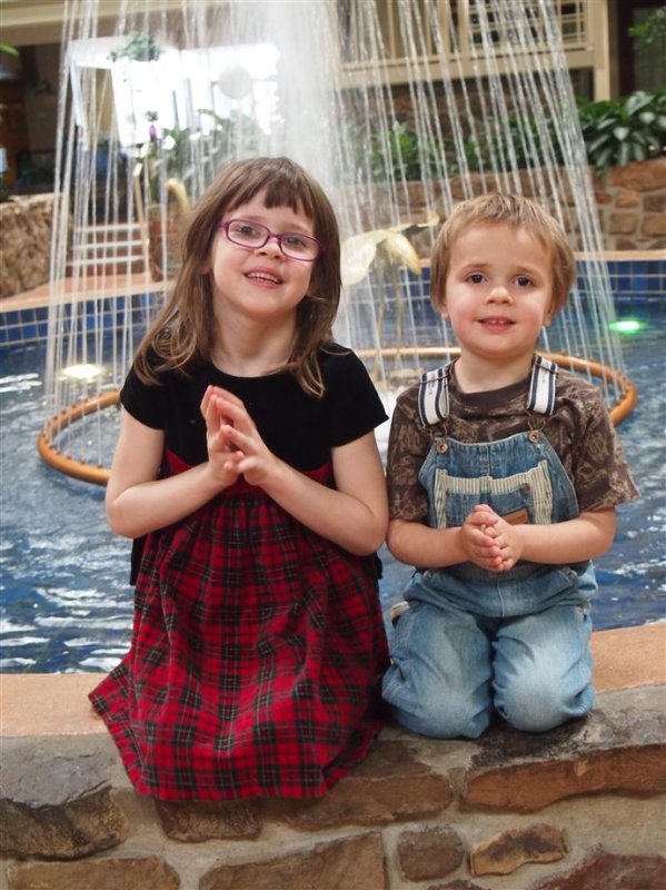 Kids at Fountain