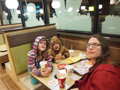 Us at McDonalds in Itabel OK