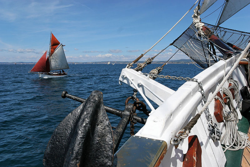 Douarnenez 2006 - A bord de la goélette La Belle Poule le 28/07