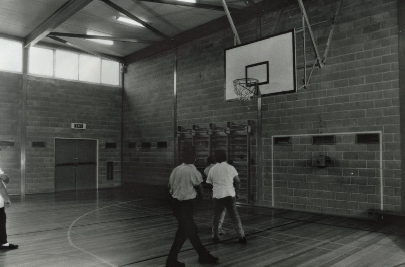 Gymnasium before demolition