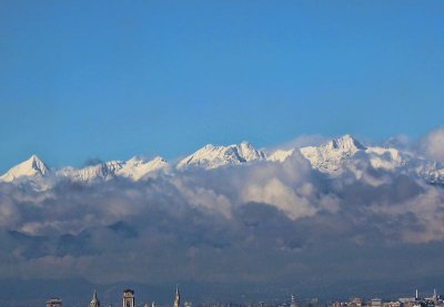 More snow on the Alps